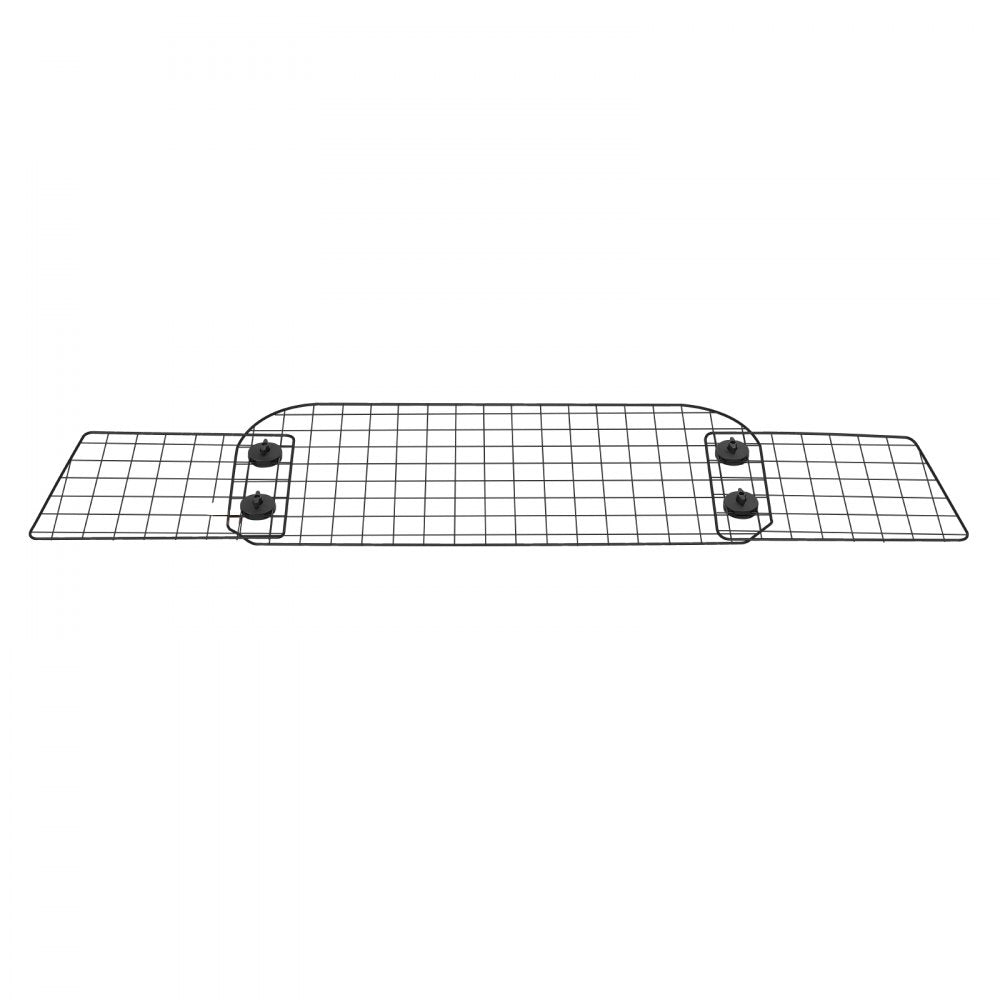 VEVOR Dog Car Barrier, 38"-66.3" Adjustable Car Divider for Trunk Cargo Area, Universal-Fit Back Seat Heavy-Duty Wire Mesh Dogs Separator Guard Net, Vehicle Pet Barrier for Sedans, Trucks and SUVs