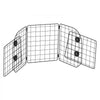 VEVOR Dog Car Barrier, 38.5"-61.6" Adjustable Car Divider for Trunk Cargo Area, Universal-Fit Back Seat Heavy-Duty Wire Mesh Dogs Separator Guard Net, Vehicle Pet Barrier for Sedans, Trucks and SUVs