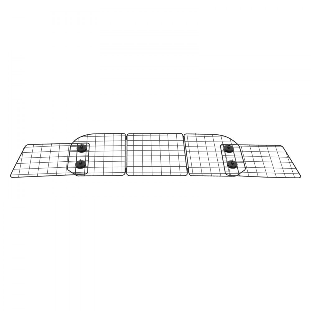 VEVOR Dog Car Barrier, 38.5"-61.6" Adjustable Car Divider for Trunk Cargo Area, Universal-Fit Back Seat Heavy-Duty Wire Mesh Dogs Separator Guard Net, Vehicle Pet Barrier for Sedans, Trucks and SUVs