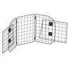 VEVOR Dog Car Barrier, 36.6"-60" Adjustable Car Divider for Trunk Cargo Area, Universal-Fit Back Seat Heavy-Duty Wire Mesh Dogs Separator Guard Net, Vehicle Pet Barrier for Sedans, Trucks and SUVs