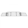 VEVOR Dog Car Barrier, 36.6"-60" Adjustable Car Divider for Trunk Cargo Area, Universal-Fit Back Seat Heavy-Duty Wire Mesh Dogs Separator Guard Net, Vehicle Pet Barrier for Sedans, Trucks and SUVs