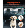 VEVOR Dog Car Barrier, 56" Wide Car Divider for Front Seats Installation, Vehicle Pet Barrier with See Through Net Mesh, Universal-Fit Dog Car Barrier for Full-size Sedans, Trucks, and SUVs, Black
