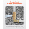 VEVOR Frost Proof Yard Hydrant, 4.25 FT Freeze-Proof Outdoor Faucet with 24" Bury Dept, 3/4" NPT Pipe Connection & 3/4" NH Hose Coupling, Heavy-Duty Cast Iron Hydrant for Yard, Garden, Farm Irrigation