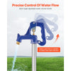 VEVOR Frost Proof Yard Hydrant, 4.25 FT Freeze-Proof Outdoor Faucet with 24" Bury Dept, 3/4" NPT Pipe Connection & 3/4" NH Hose Coupling, Heavy-Duty Cast Iron Hydrant for Yard, Garden, Farm Irrigation