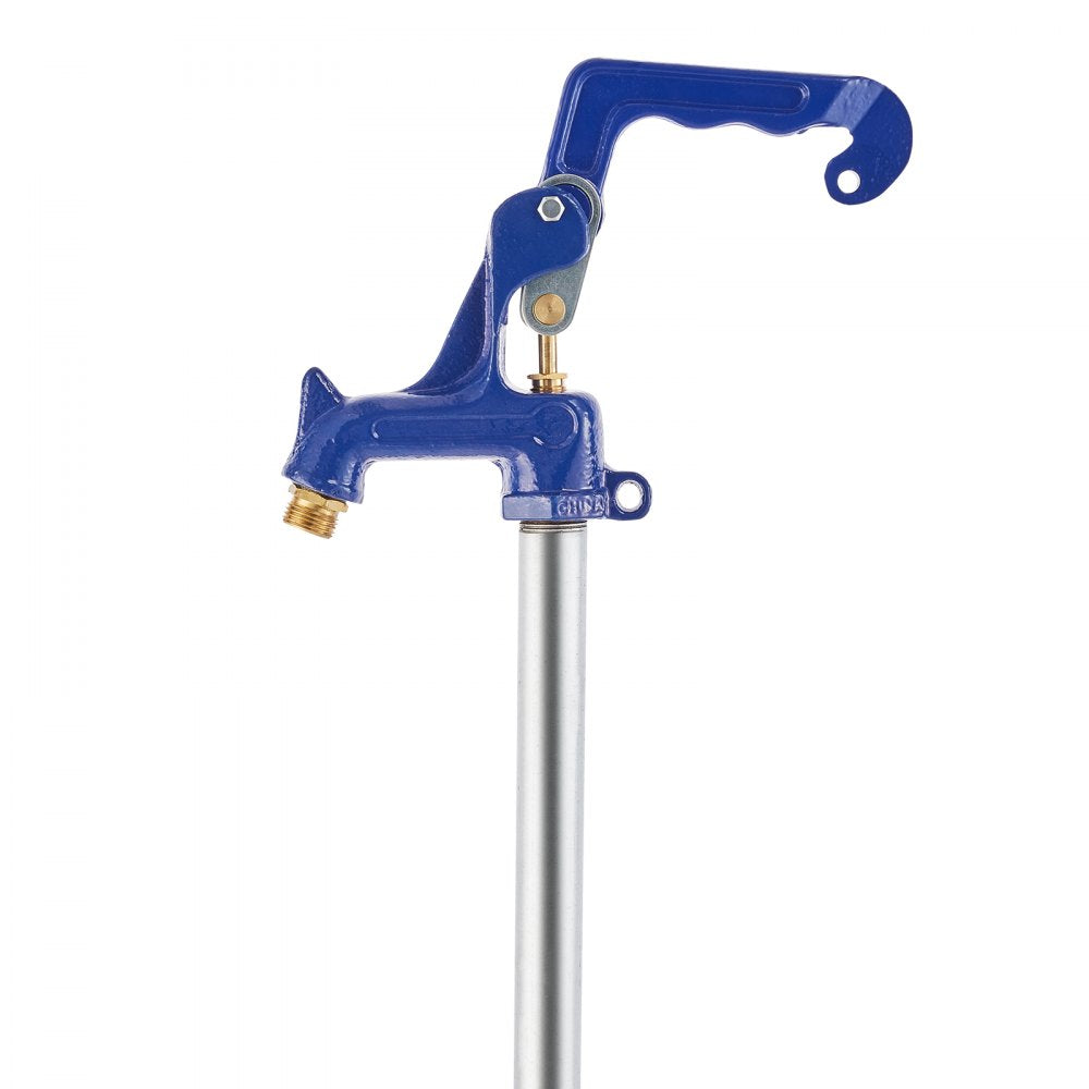 VEVOR Frost Proof Yard Hydrant, 4.25 FT Freeze-Proof Outdoor Faucet with 24" Bury Dept, 3/4" NPT Pipe Connection & 3/4" NH Hose Coupling, Heavy-Duty Cast Iron Hydrant for Yard, Garden, Farm Irrigation