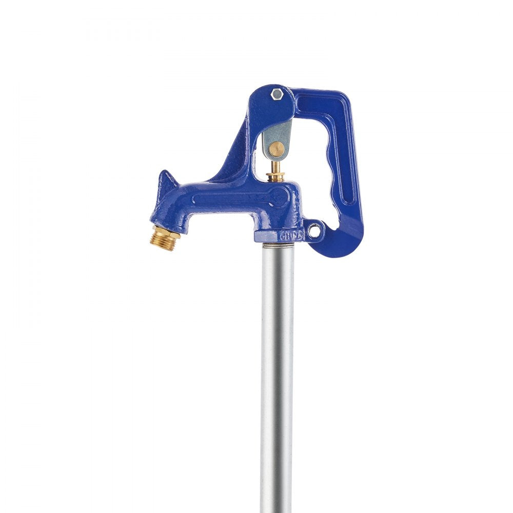 VEVOR Frost Proof Yard Hydrant, 4.25 FT Freeze-Proof Outdoor Faucet with 24" Bury Dept, 3/4" NPT Pipe Connection & 3/4" NH Hose Coupling, Heavy-Duty Cast Iron Hydrant for Yard, Garden, Farm Irrigation