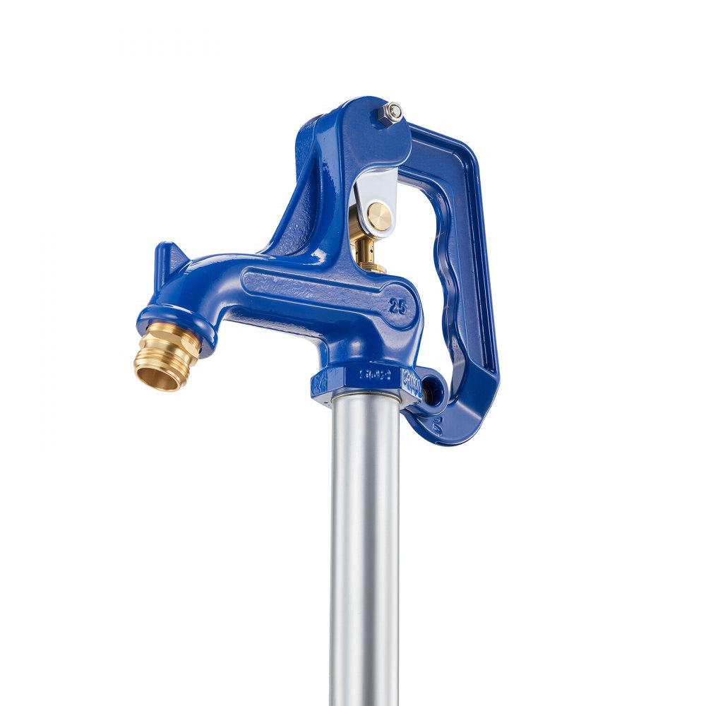 VEVOR Frost Proof Yard Hydrant, 3.22FT Freeze-Proof Outdoor Faucet with 12" Bury Depth, 3/4" NPT Pipe Connection & 3/4" NH Hose Coupling, No Lead Freezeless Hydrant for Yard Garden Farm Irrigation