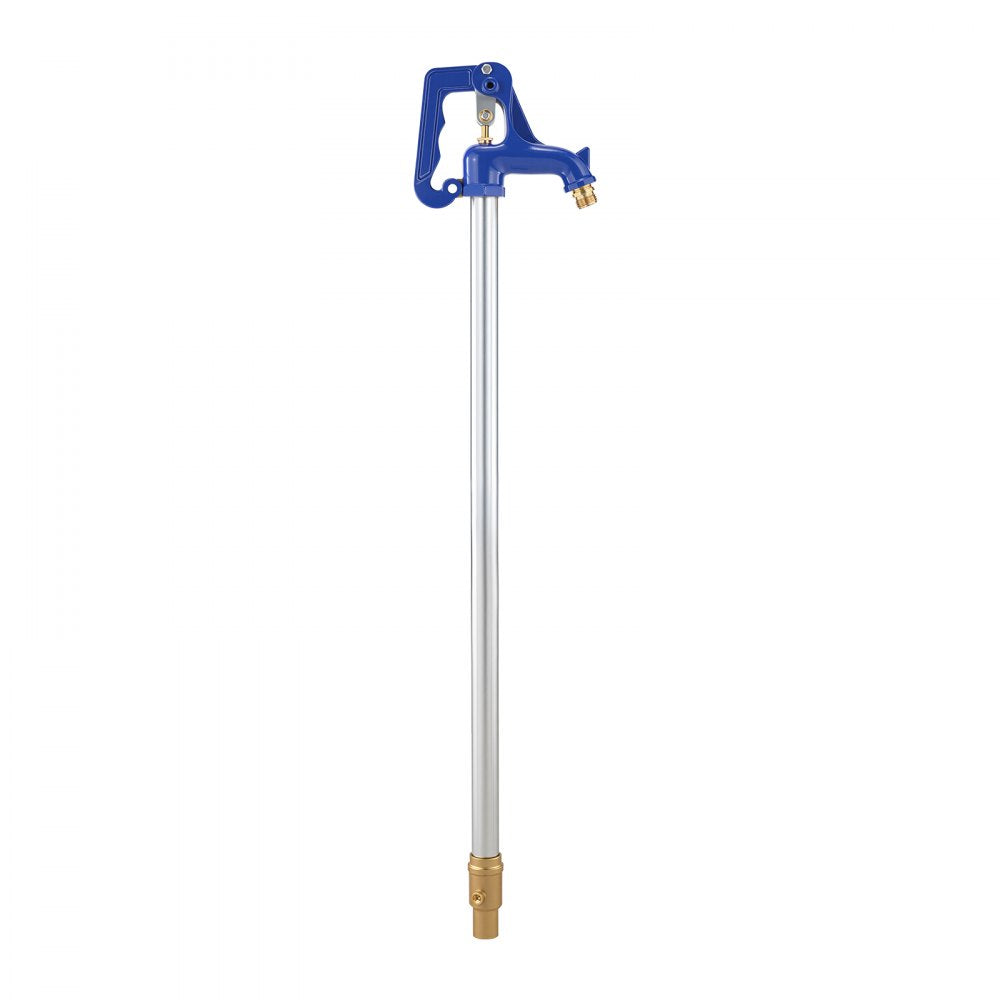 VEVOR Frost Proof Yard Hydrant, 3.22FT Freeze-Proof Outdoor Faucet with 12" Bury Depth, 3/4" NPT Pipe Connection & 3/4" NH Hose Coupling, No Lead Freezeless Hydrant for Yard Garden Farm Irrigation