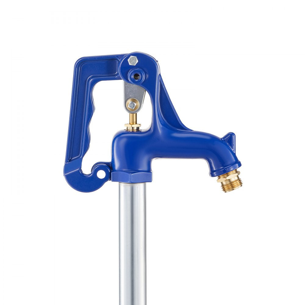 VEVOR Frost Proof Yard Hydrant, 3.22FT Freeze-Proof Outdoor Faucet with 12" Bury Depth, 3/4" NPT Pipe Connection & 3/4" NH Hose Coupling, No Lead Freezeless Hydrant for Yard Garden Farm Irrigation
