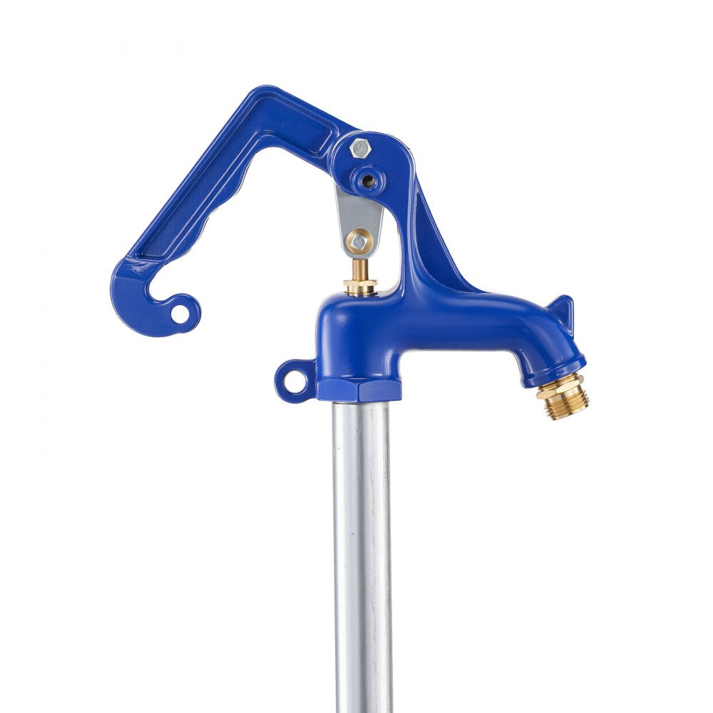 VEVOR Frost Proof Yard Hydrant, 4.2FT Freeze-Proof Outdoor Faucet with 24" Bury Depth, 3/4" NPT Pipe Connection & 3/4" NH Hose Coupling, No Lead Freezeless Hydrant for Yard Garden Farm Irrigation