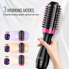 VEVOR Hair Blow Dryer Brush, 4 in 1 Ionic Hair Dryer and Styler Volumizer with 2.56" Ceramic Coating Oval Barrel & 3 Heat Settings, Professional Hot Air Styling Brush for Straightening Drying Curling
