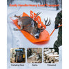 VEVOR Deer Drag Sled, 72.8 x 22.8 in, 550lbs Heavy Duty Yard Utility Sled, Tear-Resistant PE Drag Glider Mat with Ropes & Handle, Thickened Game Hauler for Firewood Ice Fishing Hauling Hunting