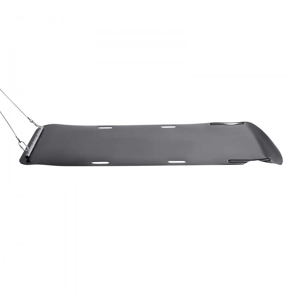 VEVOR Yard Drag Sled, 90 x 46 in, 1500lbs Heavy Duty Utility Sled, HDPE Drag Glider with Ropes & Pull Cables, Hand & Vehicle Use Game Hauler for Firewood Ice Fishing, Compatible with ATVs UTVs Tractors