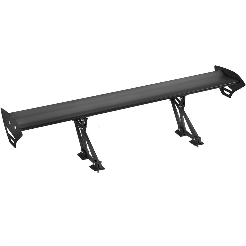 VEVOR GT Wing Car Spoiler, 43.3 inch Universal Spoiler with Single Deck, Adjustable Lightweight Aluminum, Car Rear Spoiler Wing, Racing Spoiler BGW/JDM Drift Black
