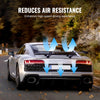 VEVOR GT Wing Car Spoiler, 43.3 inch Universal Spoiler with Single Deck, Adjustable Lightweight Aluminum, Car Rear Spoiler Wing, Racing Spoiler BGW/JDM Drift Black