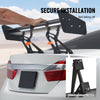 VEVOR GT Wing Car Spoiler, 53.1 inch Universal Spoiler with Double Deck, Adjustable Lightweight Aluminum, Car Rear Spoiler Wing, Racing Spoiler BGW/JDM Drift Black