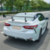 VEVOR GT Wing Car Spoiler, 53.1 inch Universal Spoiler with Double Deck, Adjustable Lightweight Aluminum, Car Rear Spoiler Wing, Racing Spoiler BGW/JDM Drift Black