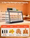 VEVOR 3-tier + top storage large capacity - feature graphic