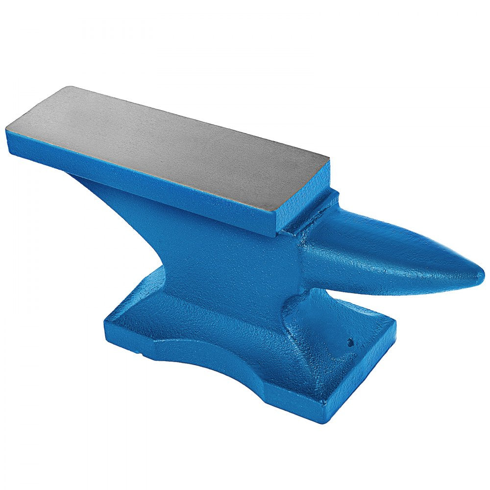 VEVOR Single Horn Anvil Cast Iron Anvil Blacksmith for Sale Forge Tools and Equipment Anvil Rugged Round Horn Anvil Blacksmith Jewelers Metalsmith Blacksmith Tool 24Lbs