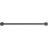 VEVOR Pipe Stair Handrail, 2FT Staircase Handrail, 440LBS Load Capacity Carbon Steel Pipe Handrail, Industrial Pipe Handrail with Wall Mount Support, Round Corner Wall Handrailings for Indoor, Outdoor