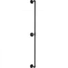 VEVOR Pipe Stair Handrail, 5FT Staircase Handrail, 440LBS Load Capacity Carbon Steel Pipe Handrail, Industrial Pipe Handrail with Wall Mount Support, Round Corner Wall Handrailings for Indoor, Outdoor