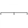 VEVOR Pipe Stair Handrail, 6FT Staircase Handrail, 440LBS Load Capacity Carbon Steel Pipe Handrail, Industrial Pipe Handrail with Wall Mount Support, Round Corner Wall Handrailings for Indoor, Outdoor