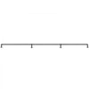 VEVOR Pipe Stair Handrail, 8FT Staircase Handrail, 440LBS Load Capacity Carbon Steel Pipe Handrail, Industrial Pipe Handrail with Wall Mount Support, Round Corner Wall Handrailings for Indoor, Outdoor