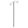 VEVOR Handrails for Outdoor Steps, 1-2 Step Single-Post Stair Hand Rail Kit, Gray Stair Rails for Seniors, Concrete Steps & Porch & Deck, Heavy-Duty Galvanized Steel Railings w/ Installation Hardware