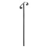 VEVOR Handrails for Outdoor Steps, 1-2 Step Single-Post Stair Hand Rail Kit, Gray Stair Rails for Seniors, Concrete Steps & Porch & Deck, Heavy-Duty Galvanized Steel Railings w/ Installation Hardware