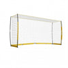 VEVOR Soccer Goal 12 x 6 FT Soccer Net for Backyard Collapsible Base Yellow, Portable & Quick Setup, with Metal Base, Carry Bag, Ground Stakes, for Youth & Adults Outdoor Backyard Practice Training