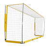 VEVOR Portable Soccer Goal, 12x6 ft Adults Kids Backyard Soccer Net, Large Practice Soccer Net, Steel Fiberglass Structure Training Goal Set, All-Weather Outdoor Soccer Goals with Carry Bag, Yellow
