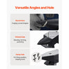 VEVOR Cast Iron Anvil, 22 Lbs/10kg Single Horn Anvil, with Large Countertop and Stable Base, High Hardness Rugged Round Horn Anvil Blacksmith, for Shaping, Bending