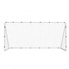 VEVOR Soccer Goal 12 x 6 FT Soccer Goal for Backyard with Iron Frame PE Net, Portable & Durable Set, High-Strength Net, Ground Stakes, Straps, for Youth & Adults Outdoor Backyard Practice Training