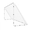 VEVOR Soccer Goal 12 x 6 FT Soccer Goal for Backyard with Iron Frame PE Net, Portable & Durable Set, High-Strength Net, Ground Stakes, Straps, for Youth & Adults Outdoor Backyard Practice Training