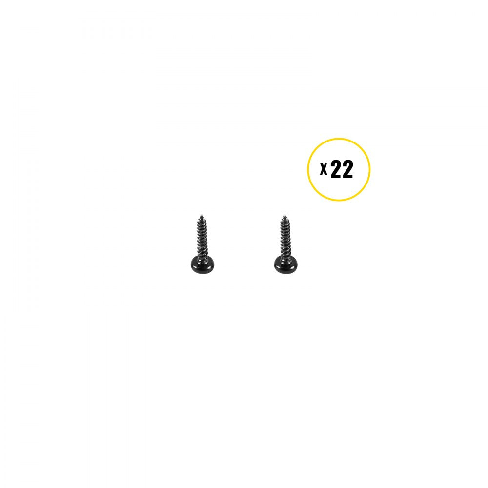 VEVOR Deck Balusters, 10 Pack Metal Deck Spindles, 44\"x0.5\" Staircase Baluster with Screws, Iron Deck Railing for Wood and Composite Deck, Stylish Black Baluster for Outdoor Stair Deck Porch