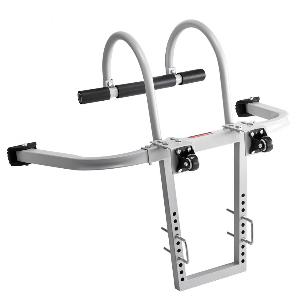 VEVOR Ladder Stabilizer, 2 in 1 Extension Wall Ladder Standoff Hook, Roof Ridge Ladder Accessories Both Horizontally and Vertically, Heavy-duty Steel Rubber Grip T-Bar, Quick Access to Steep Roofs