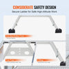 VEVOR Ladder Stabilizer, Adjustable Feet Extension Ladder Standoff, Heavy Duty Wall Ladder Accessories for Roof Gutter, Easy to Use & Wide Adaptability & Anti-slip Rubber Feet, 330 lbs Weight Rating