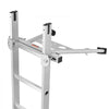 VEVOR Ladder Stabilizer, Adjustable Feet Extension Ladder Standoff, Heavy Duty Wall Ladder Accessories for Roof Gutter, Easy to Use & Wide Adaptability & Anti-slip Rubber Feet, 330 lbs Weight Rating