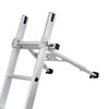 VEVOR Ladder Stabilizer, Adjustable Feet Extension Ladder Standoff, Heavy Duty Wall Ladder Accessories for Roof Gutter, Easy to Use & Wide Adaptability & Anti-slip Rubber Feet, 330 lbs Weight Rating