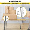 VEVOR Hairpin Table Legs 30\" Black Set of 4 Desk Legs 880lbs Load Capacity (Each 220lbs) Hairpin Desk Legs 3 Rods for Bench Desk Dining End Table Chairs Carbon Steel DIY Heavy Duty Furniture Legs