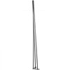VEVOR Hairpin Table Legs 34\" Black Set of 4 Desk Legs 880lbs Load Capacity (Each 220lbs) Hairpin Desk Legs 3 Rods for Bench Desk Dining End Table Chairs Carbon Steel DIY Heavy Duty Furniture Legs