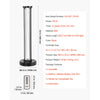 VEVOR UV Light, 110W Ultraviolet Lamp with Ozone Purifier, UVC Lamp with 30/60/120 Minutes 3-Gear Timer and Remote Control, for Room up to 600 sqft, UVO Lights for Living Room, Bedroom, Hotel, School