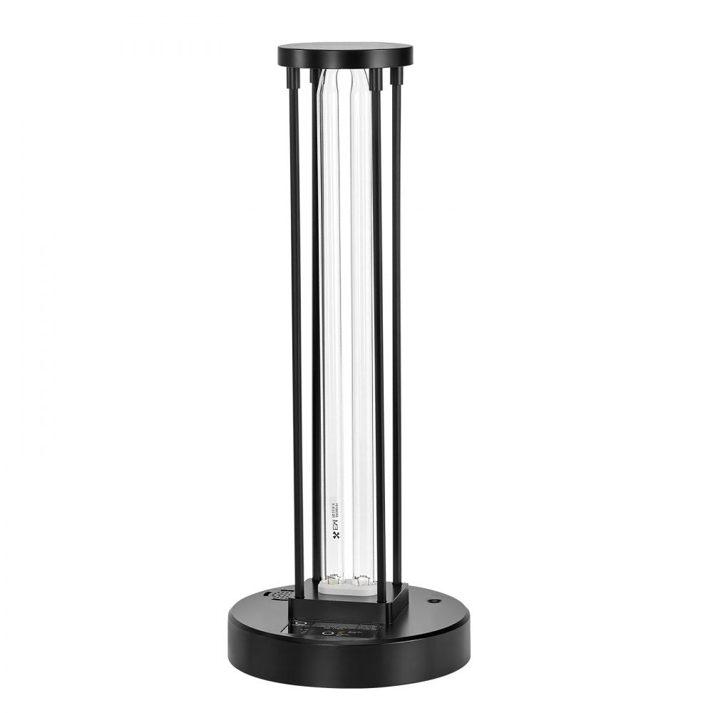 VEVOR UV Light, 36W Ultraviolet Lamp with Ozone Purifier, UVC Lamp with 30/60/120 Minutes 3-Gear Timer and Remote Control, for Room up to 400 sqft, UVO Lights for Living Room, Bedroom, Hotel, School