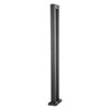 VEVOR Handrails for Outdoor Steps, 1 Step U-Shape Stair Hand Rail Kit Black, Stair Rails for Seniors, Concrete Steps, Porch and Deck, Heavy-Duty Galvanized Steel Stylish Railings w/ Decorative Covers