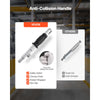 VEVOR Permanent Magnetic Lifter, 1320 lbs Pulling Capacity, Heavy Duty N42 Neodymium Lifting Magnet with Release Handle and Steel Hook, Used in Shop Crane and Hoist, for Lifting Plate Steel, Board