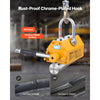 VEVOR Permanent Magnetic Lifter, 1320 lbs Pulling Capacity, Heavy Duty N42 Neodymium Lifting Magnet with Release Handle and Steel Hook, Used in Shop Crane and Hoist, for Lifting Plate Steel, Board