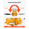 VEVOR Permanent Magnetic Lifter, 1320 lbs Pulling Capacity, Heavy Duty N42 Neodymium Lifting Magnet with Release Handle and Steel Hook, Used in Shop Crane and Hoist, for Lifting Plate Steel, Board