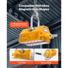 VEVOR Permanent Magnetic Lifter, 1320 lbs Pulling Capacity, Heavy Duty N42 Neodymium Lifting Magnet with Release Handle and Steel Hook, Used in Shop Crane and Hoist, for Lifting Plate Steel, Board
