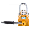VEVOR Permanent Magnetic Lifter, 1320 lbs Pulling Capacity, Heavy Duty N42 Neodymium Lifting Magnet with Release Handle and Steel Hook, Used in Shop Crane and Hoist, for Lifting Plate Steel, Board