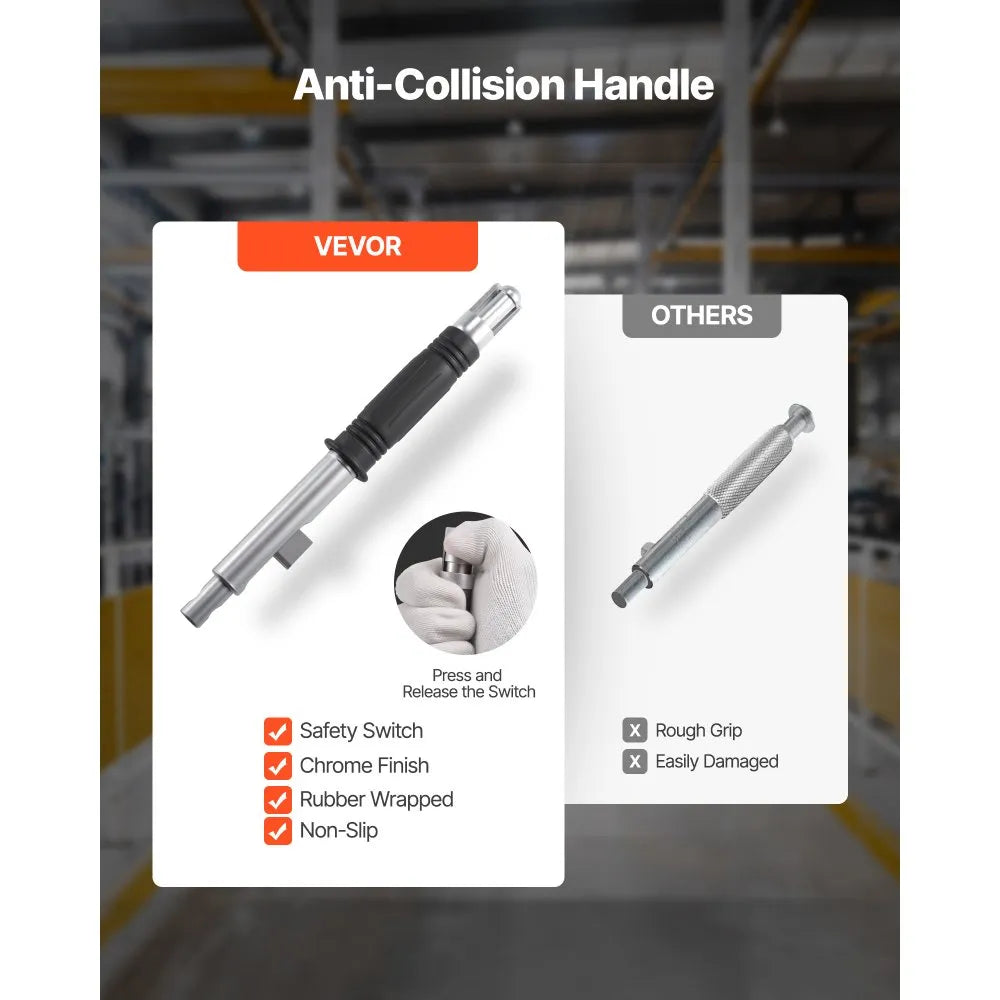 VEVOR Permanent Magnetic Lifter, 2200 lbs Pulling Capacity, Heavy Duty N42 Neodymium Lifting Magnet with Release Handle and Steel Hook, Used in Shop Crane and Hoist, for Lifting Plate Steel, Board